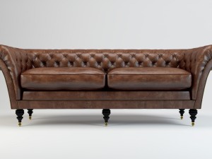 philip stanhope sofa chesterfield 3D Model