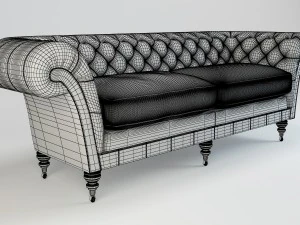philip stanhope sofa chesterfield 3D Model