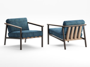 3d moltenic gillis armchair 3D Model
