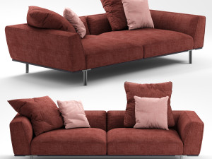 moltenic gregor two seats sofa 3D Model