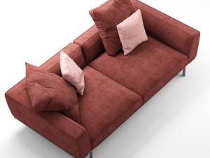 moltenic gregor two seats sofa Modelo 3D