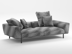moltenic gregor two seats sofa Modelo 3D