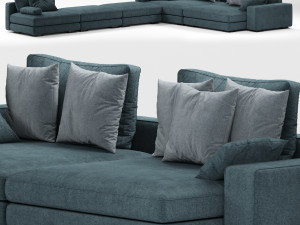 flou myplace 7 seater sofa 3D Model