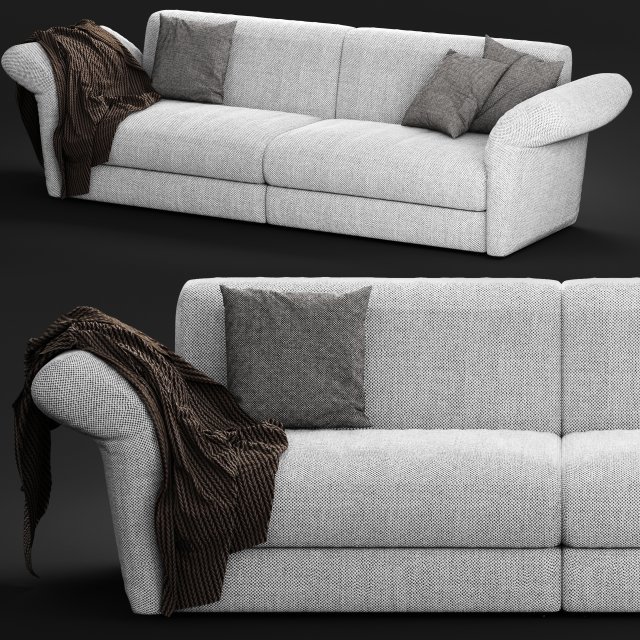bonaldo cortina sofa 3D 모델 .c4d .max .obj .3ds .fbx .stl .blend 