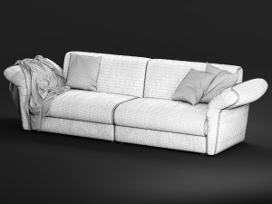 bonaldo cortina sofa 2 Modello 3D