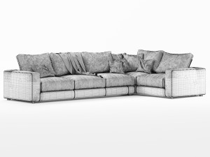 bonaldo hiro sofa 3D Model