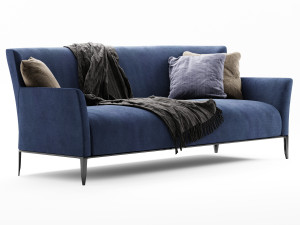 poliform gentleman sofa 3D Model