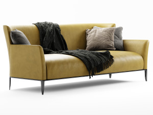 poliform gentleman sofa 3D Model