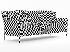 poliform gentleman sofa 3D Model