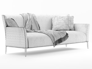 poliform gentleman sofa 3D Model