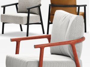 flexform icaro armchair 3D 모델