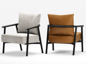 flexform icaro armchair 3D मॉडल