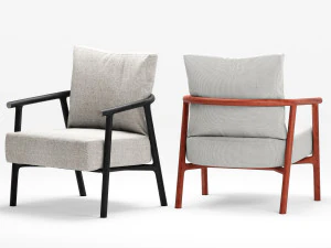 flexform icaro armchair 3D Model
