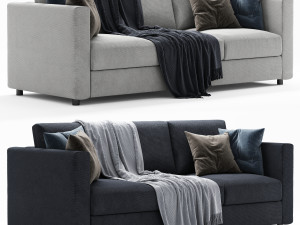 ikea finnala 3 seater sofa 3D Модель