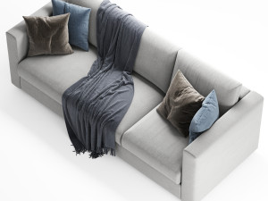 ikea finnala 3 seater sofa Modelo 3D