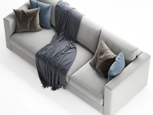 3-місний диван ikea finnala 3D Модель