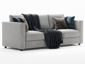 ikea finnala 3 seater sofa Modelo 3D