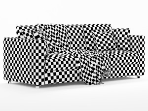 ikea finnala 3 seater sofa Modelo 3D