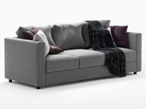 ikea finnala 3 seater sofa  3D Model