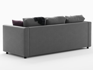 ikea finnala 3 seater sofa Modelo 3D