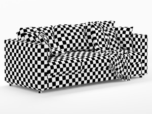 ikea finnala 3 seater sofa Modelo 3D