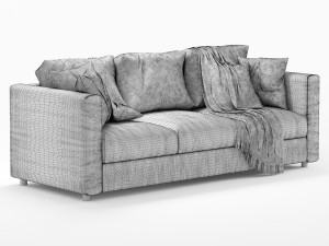 ikea finnala 3 seater sofa Modelo 3D