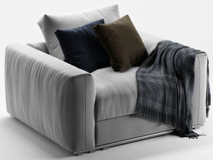 poltrona asolo flexform Modello 3D