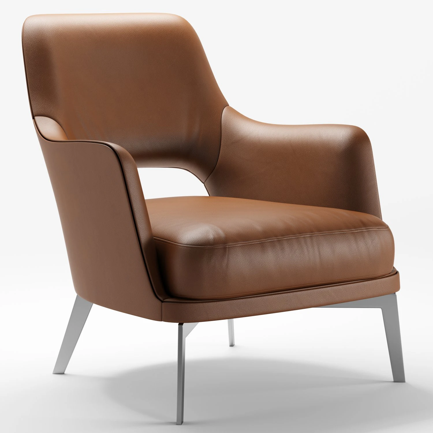 flexform gatsby armchair 3D Model .c4d .max .obj .3ds .fbx .stl .blend 