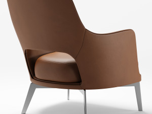 flexform gatsby armchair 3D 모델