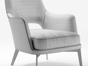 flexform gatsby armchair 3D 모델