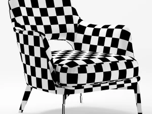 flexform gatsby armchair 3D Model