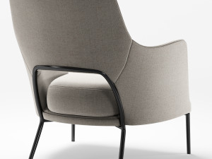 flexform joyce armchair 3D Модель