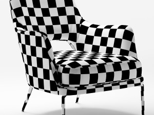 flexform joyce armchair 3D Модель