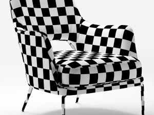 flexform joyce armchair 3D Model
