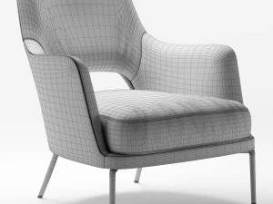 flexform joyce armchair 3D Model