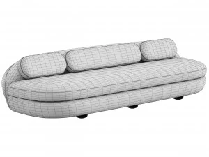 palais royal sofa 3D Model