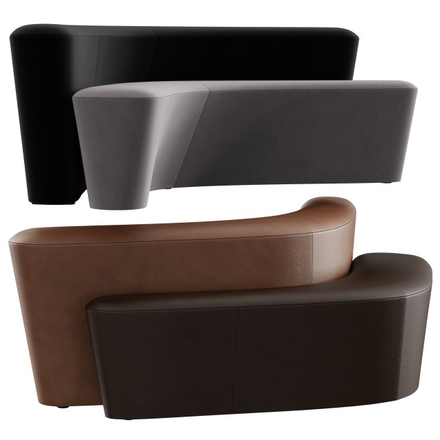 tacchini polar perch sofa 3D 모델 .c4d .max .obj .3ds .fbx .stl .blend 