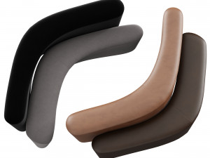 tacchini polar perch sofa 3D 모델