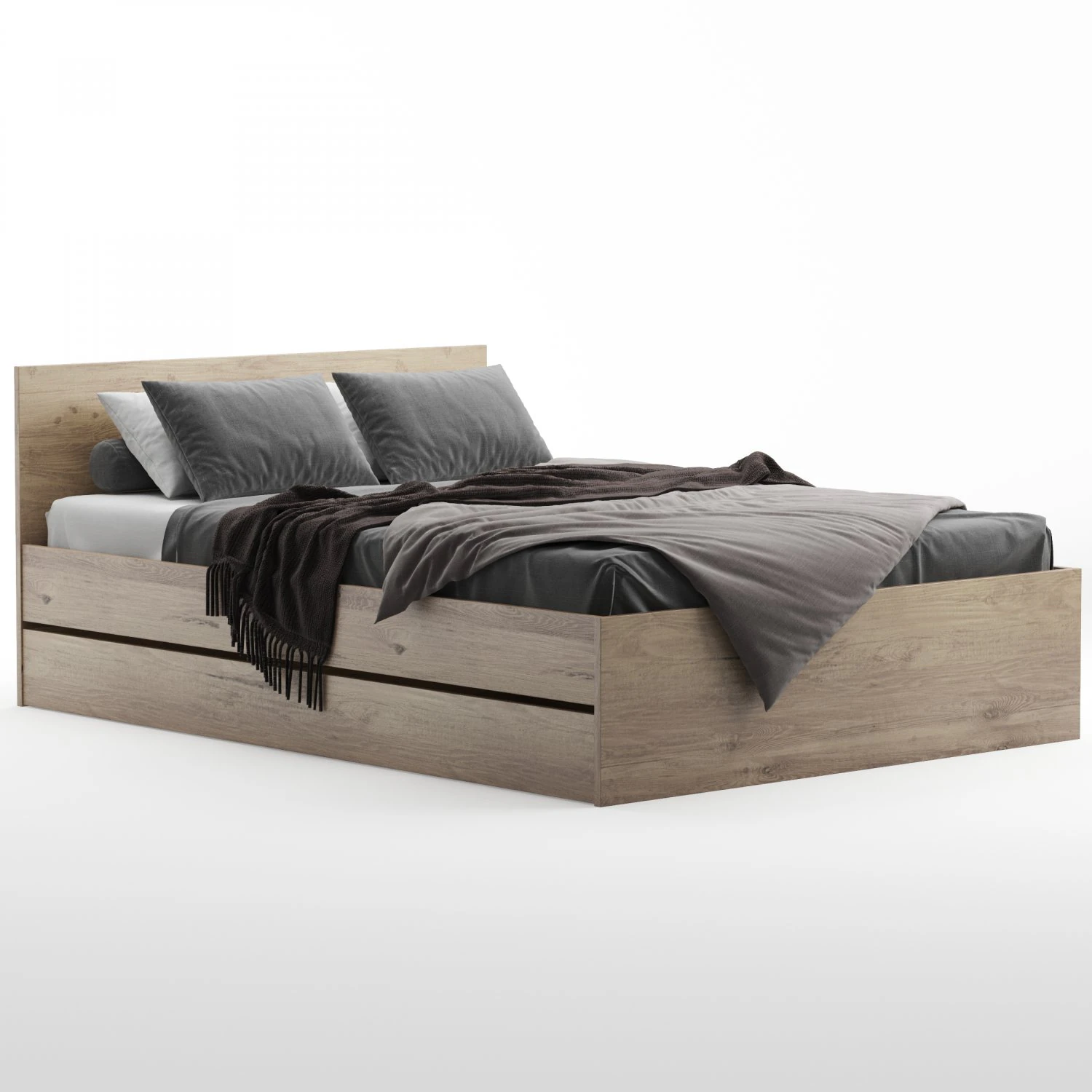 Divanru frombork bed 3D Model .c4d .max .obj .3ds .fbx .stl .blend 
