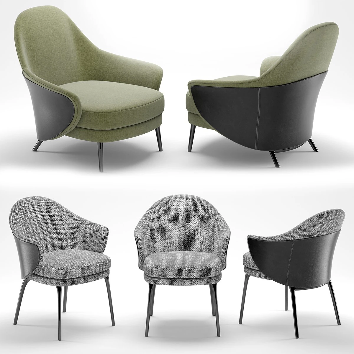 Minoti angie by GamFratesi design set 3D Model .c4d .max .obj .3ds .fbx .stl .blend 