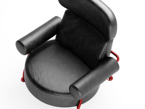 Lign Roset Astair armchair and puff 3Dモデル