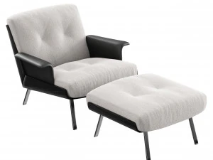 Minoti Daiki fabric armchair 3D Model