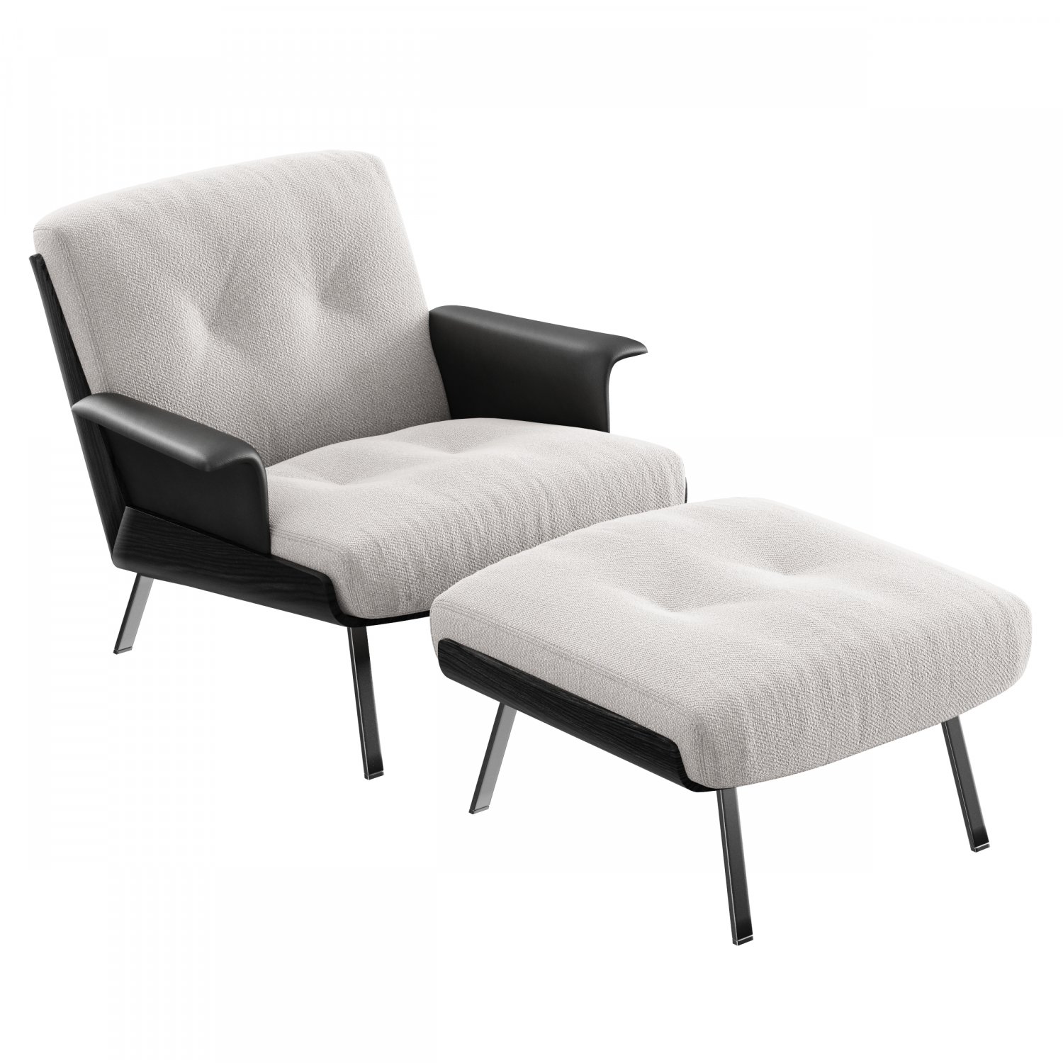 Minoti Daiki fabric armchair 3D Model in Chair 3DExport