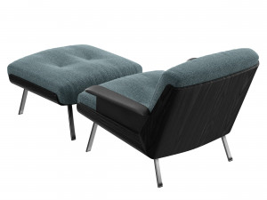 Minoti Daiki fabric armchair 3D Model