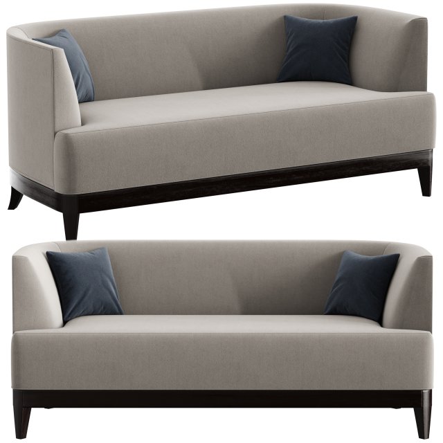 Luxdeco Billy sofa 3D Model .c4d .max .obj .3ds .fbx .stl .blend 
