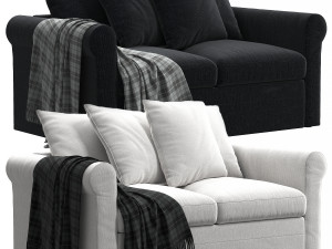 Ikea Harlanda 3 seats sofa Modèle 3D