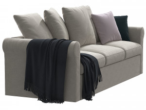Ikea Harlanda 3 seats sofa Modèle 3D