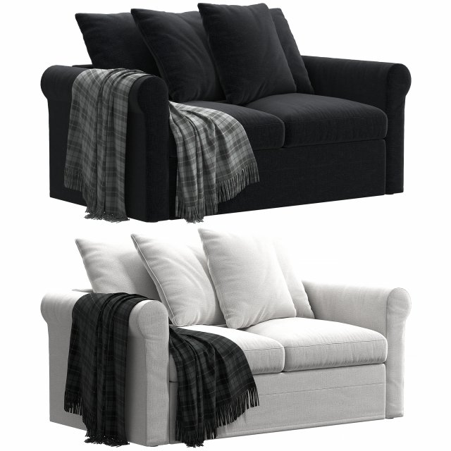 Ikea Harlanda 2 seats sofa Modelo 3D .c4d .max .obj .3ds .fbx .stl .blend 