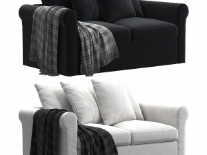 Ikea Harlanda 2 seats sofa 3D Модель