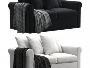 Sof&aacute; Ikea Harlanda 2 lugares Modelo 3D